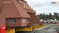 На севере Швеции перемещают историческое здание церкви весом 672 тонны