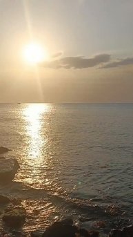 Пляж Большой Утриш вечером Краснодарский край