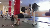 Жим лёжа в 56 лет. Девять недель, два раза в неделю. Поддерживающая. Мц2. Д2.