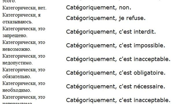 категорически фм