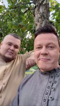 Сергей Войтенко и Владимир Вастьянов снимают клип на песню «Дедушкин портрет»