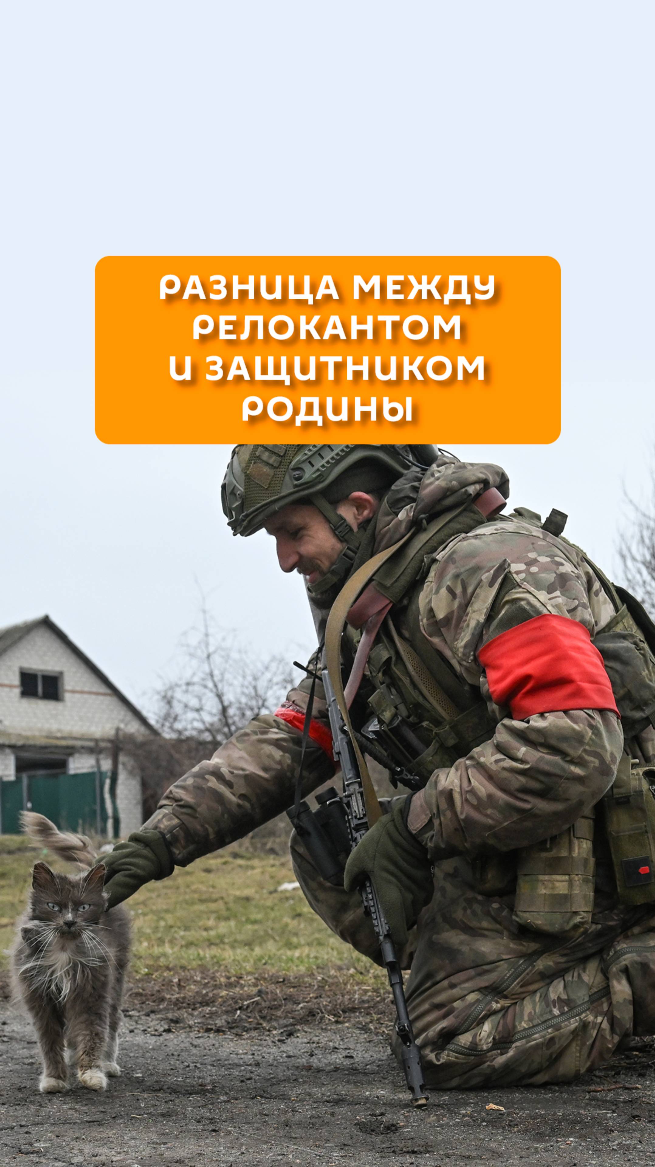 Разница между релокантом и защитником родины