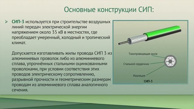 6.2 Самонесущие изолированные провода (СИП)