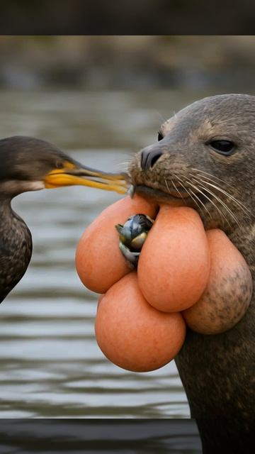 крупная личинка, живущая в теле тюленя