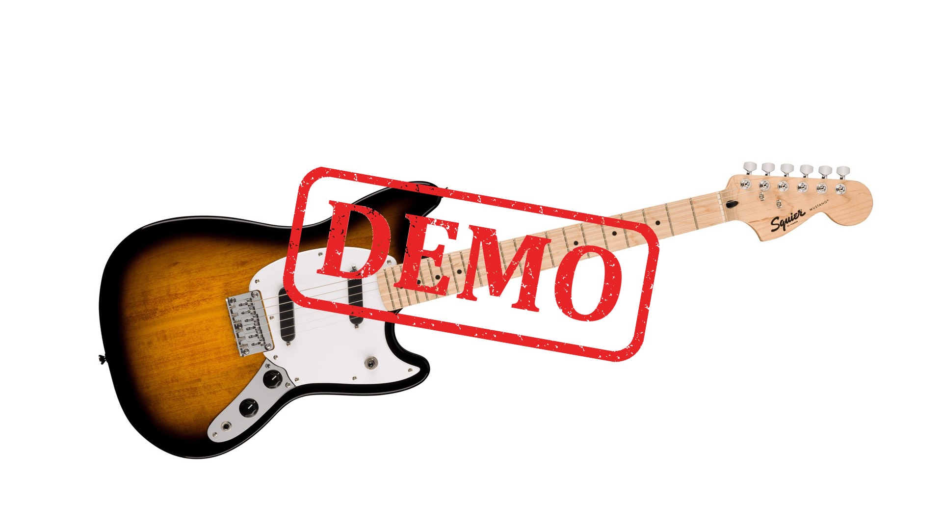 Электрогитара FENDER SQUIER Sonic Mustang 2TS - демонстрация звучания