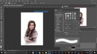 Потрясающий эффект брызг для портретов в Photoshop