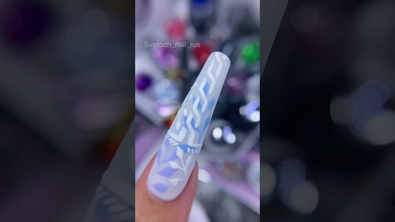 ВЯЗАНЫЙ МАНИКЮР nails nailart shorts короткиевидео