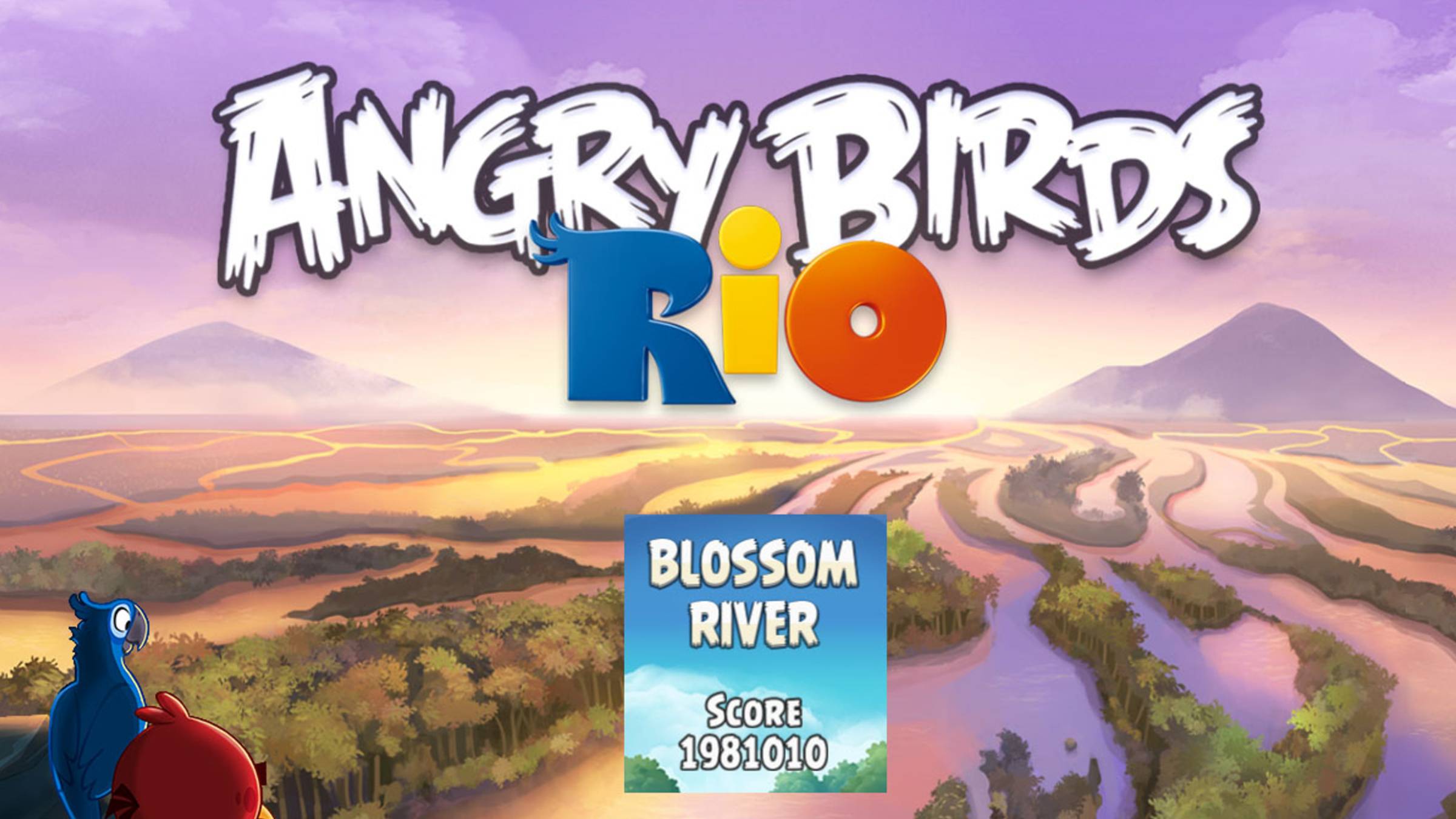 Angry Birds: Rio. Blossom River. Уровень 5 (3 звезды). Прохождение от SAFa