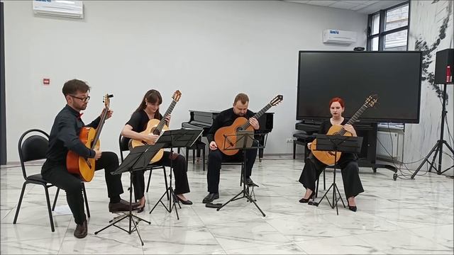 Самба № 5 - Александр ВИНИЦКИЙ. Гитарный джазовый квартет "КВАДРАТ".