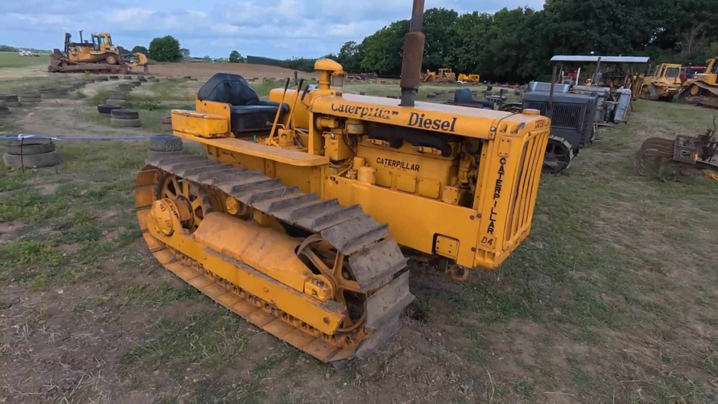 МОЩЬ! Мужики показали Caterpillar 1949 года! Работает, как новый! #12