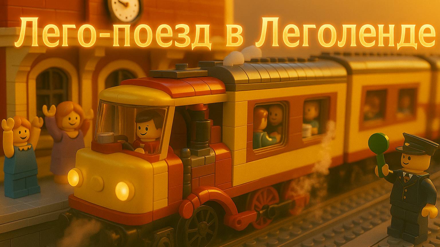 Лего-поезд в Леголенде|Детские мультики| Мультики для детей🚂😊