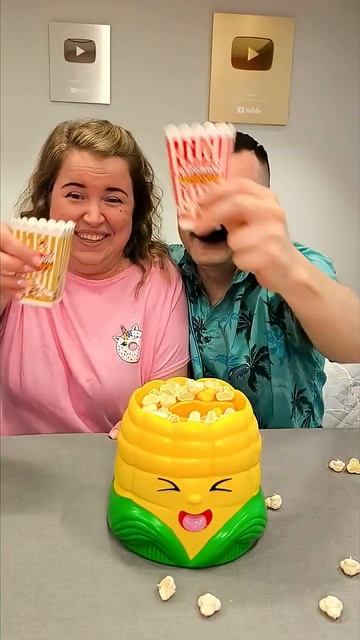 Сумасшедший попкорн! Popcorn Game/ Олежэ и Катюша #настольные игры