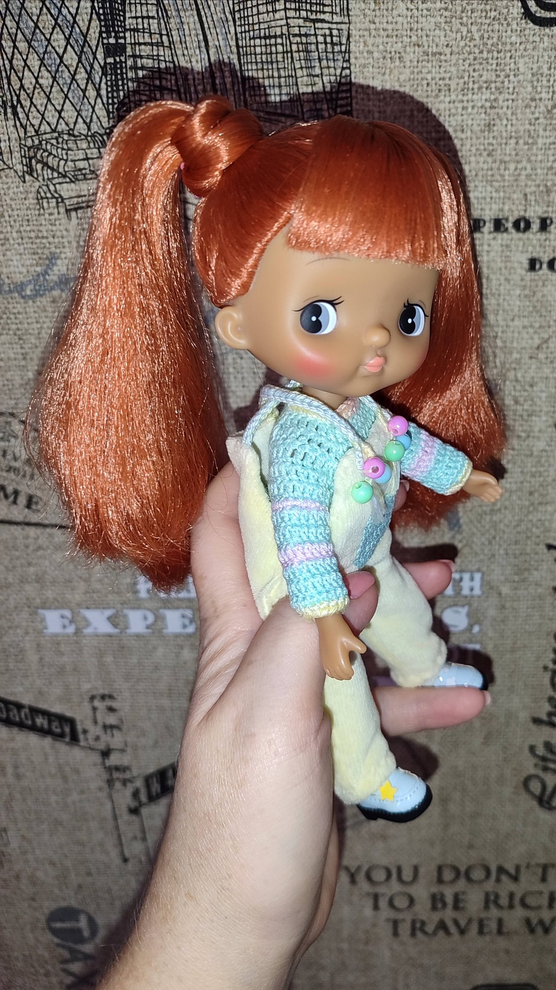 А у нас теперь новая причёска-хвостики 👏🏼🍁❤🧡Holala Doll Gina The Three Little Pig💛❤