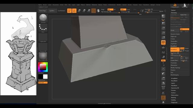 Full Video - Stylized Flame Tower
