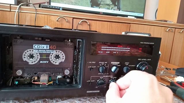 SONY TC-K333ESG Ремонт, профилактика, настройка, проверка.