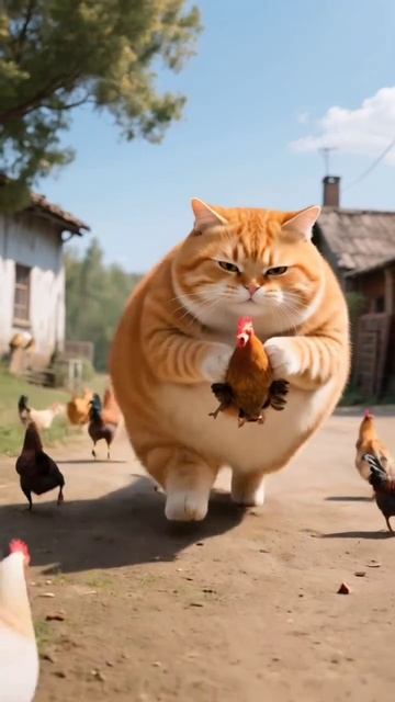 Кот забрал тигрят с гнезда