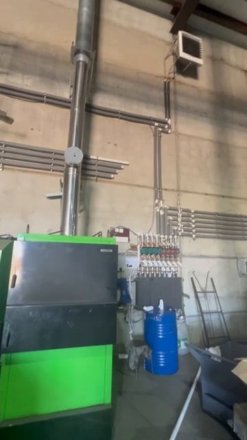 Отопление помещения 3000 м2 без газа