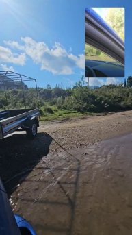 Бездорожье на Шкоде Карок с прицепом