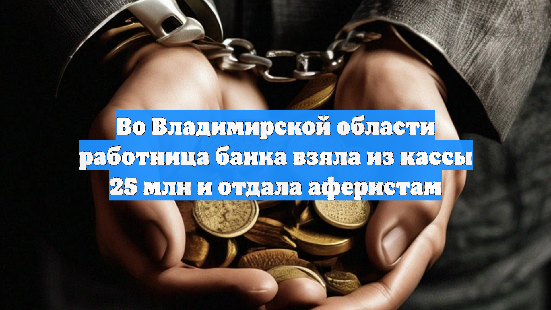 Во Владимирской области работница банка взяла из кассы 25 млн и отдала аферистам