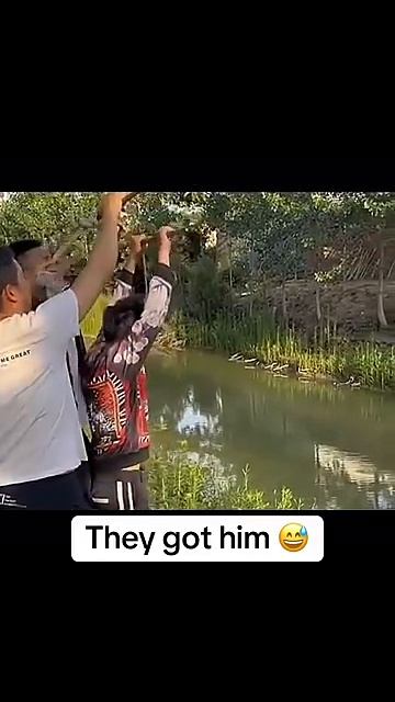 Шутка с тарзанкой!