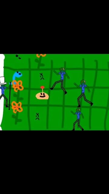 Мультик про игру Зомби 1 в 2D под фонк