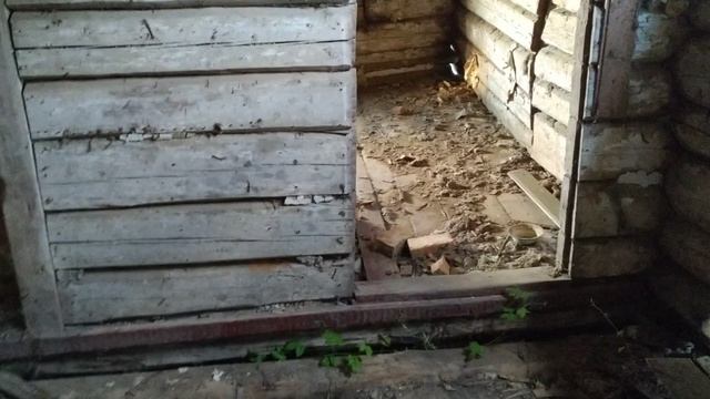 Заброшенный дом на холме в Карелии.