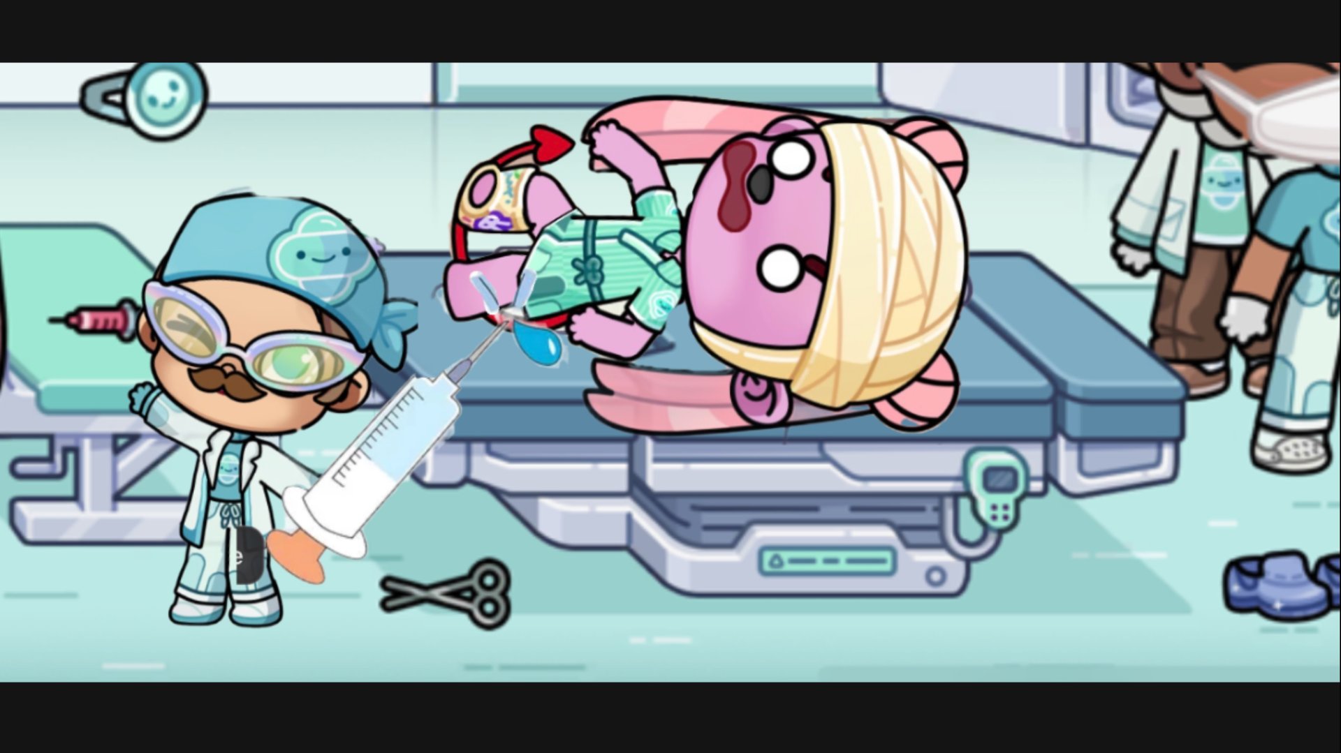 Уколы для Хартпин в наказание за космическое приключение 💉😅