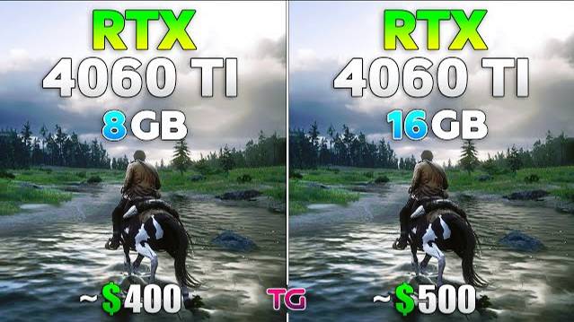 RTX 4060 Ti 8GB vs RTX 4060 Ti 16GB - Test in 10 Games