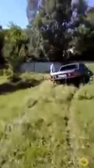 «Волга» и бетонный забор: догадайтесь, кто проиграл.