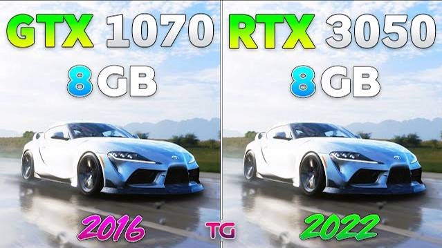 GTX 1070 vs RTX 3050 - Test in 10 Games
