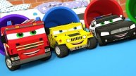 Учим цвета с машинками | Детские стишки и песенки —