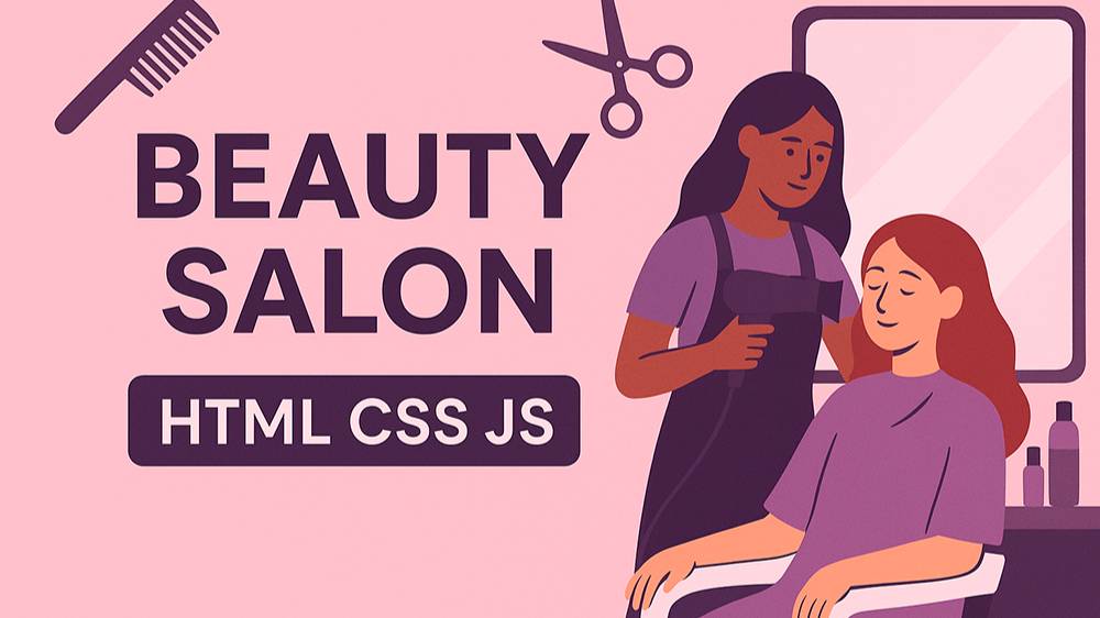Салон красоты HTML CSS JS