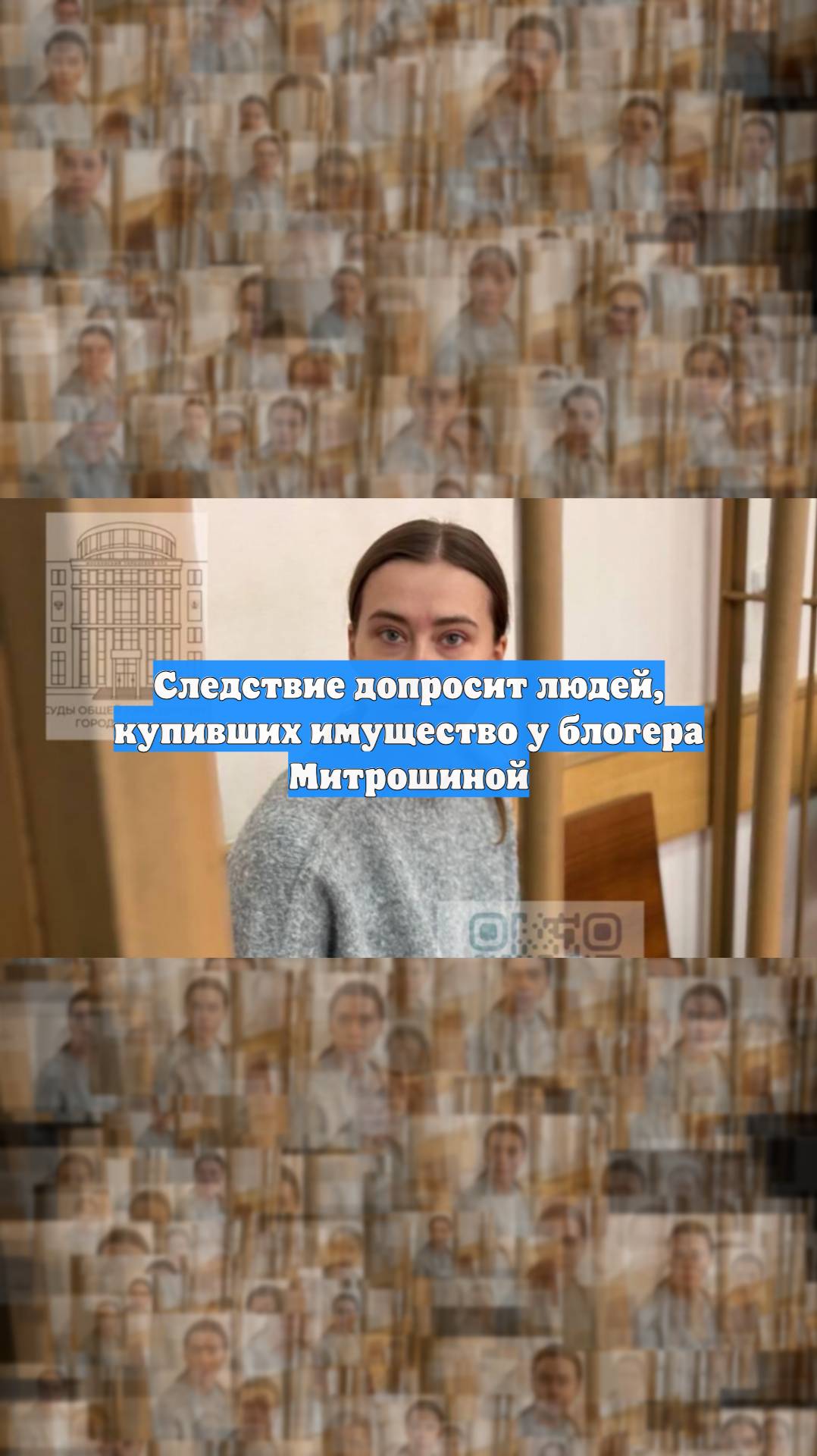 Следствие допросит людей, купивших имущество у блогера Митрошиной