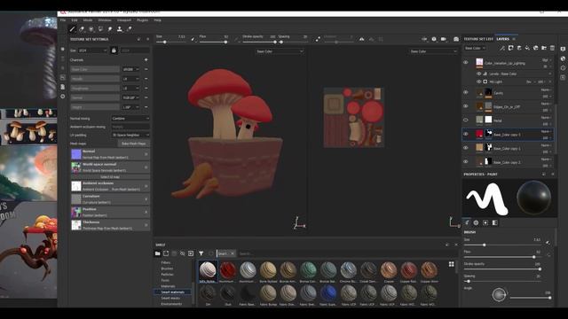 Full Video - Stylized Mushrooms - Part 2
