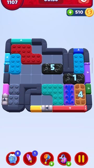 Color Block Jam 1107 уровень