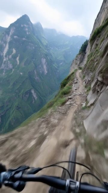 Резкий спуск по горам 🏔