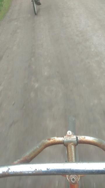 Еду на велосипеде.