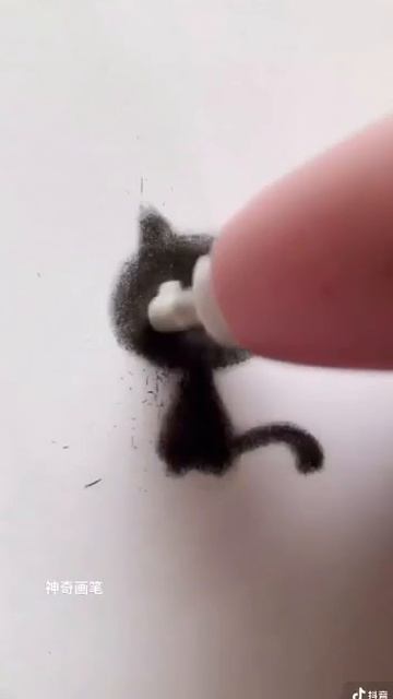 Идея рисования милого и красивого котика