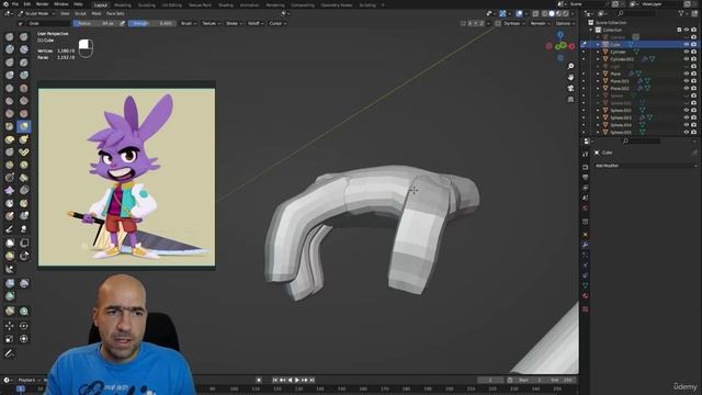 8 - Developing palms and shorts