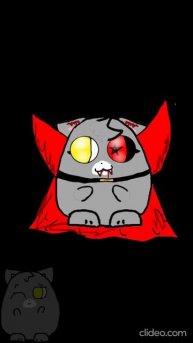 Капелька(я) + вампир #Анимации#хоррор#капелька