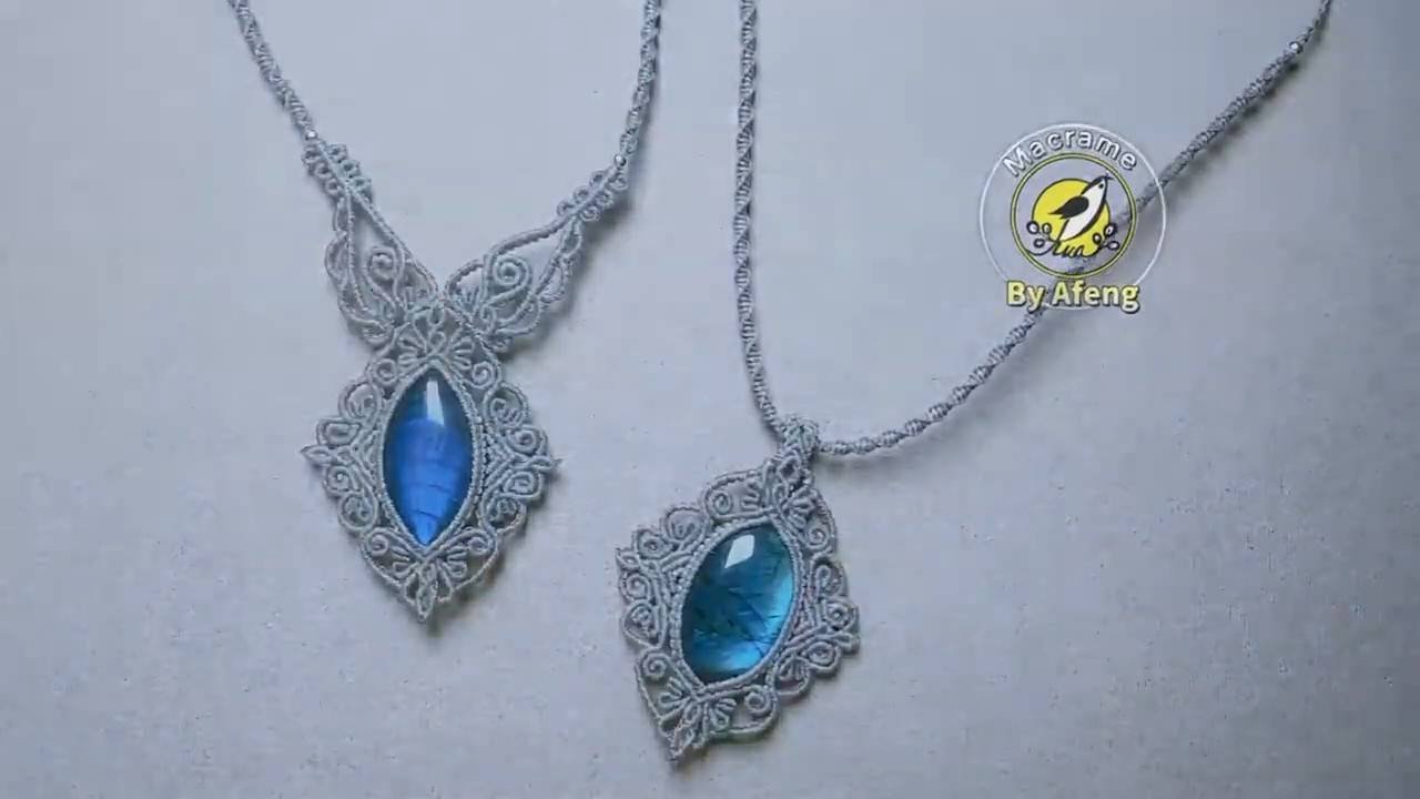 Macrame By Afeng： 2025-06｜Macrame Tutorial｜ Macrame Necklace ｜会一点的Afeng｜ Original Design｜ (1)