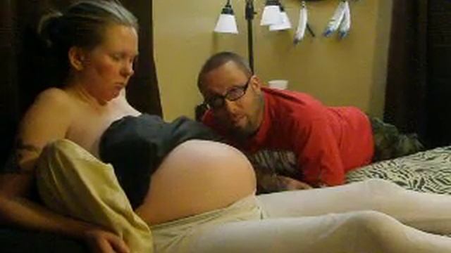 Baby Kicks Hard inside Womb