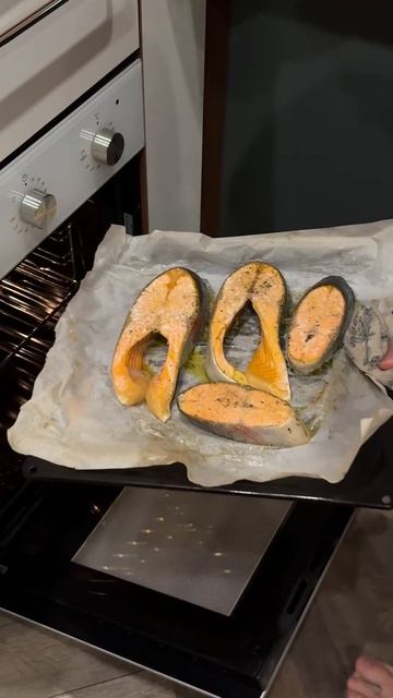 Стейки Семги😍которые мы заслужили 🐟