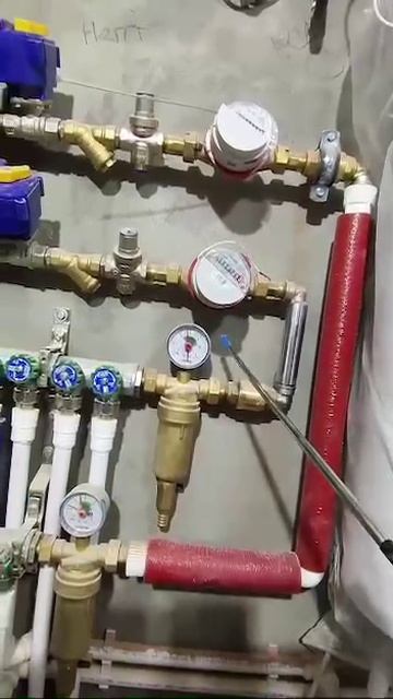 Узел ввода воды