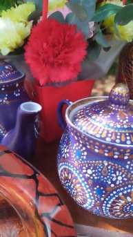 Ручная работа. Роспись посуды.