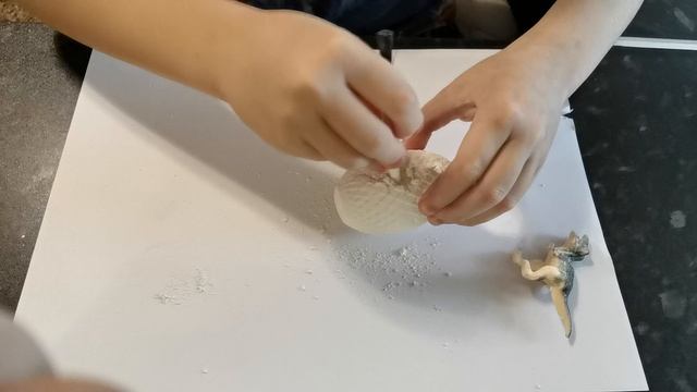 Копаем айцо динозавра