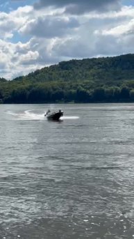 Моторная лодка Барракуда 470 под мотором Hidea 40 EFI