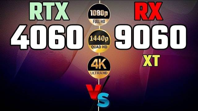 RX 9060 XT vs RTX 4060 8GB GAMİNG TEST 4K 2K 1080P
