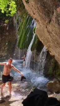 Вторая и самая красивая часть водопада Джур-Джур!