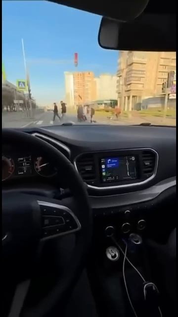 Заблокировался руль на ходу на новой Лада Весте😳 #веста